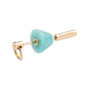 ヒロタカ「スピア」天然石を“槍”に通すピアス、神秘的なアマゾナイトや