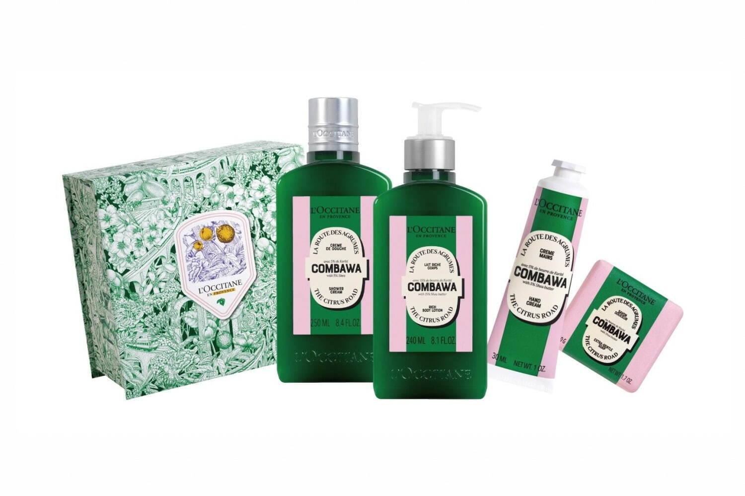 ロクシタン24年クリスマスコフレ・コスメ第2弾、“ローズ×レモン”香水や