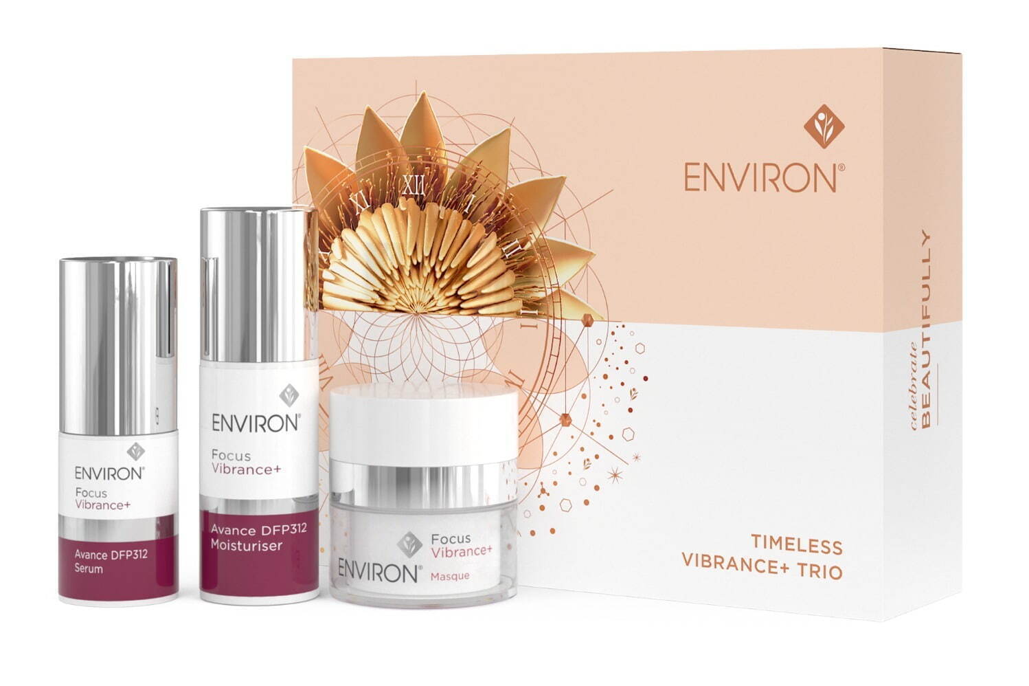 エンビロン24年クリスマスコフレ、“ペプチド配合”保湿クリーム＆美容液