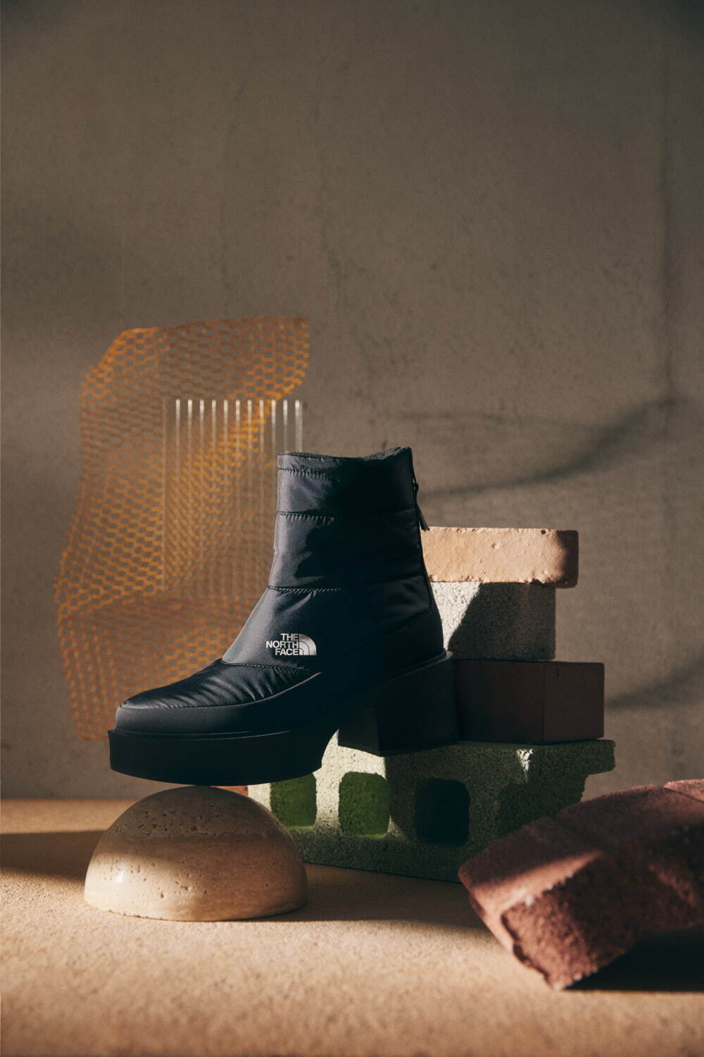5回着用The North Face ヌプシ ショートブーツ ブラック 24㎝ THE