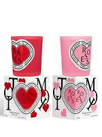 ディプティックバレンタイン限定キャンドルセット、“ハート形”ラベルの