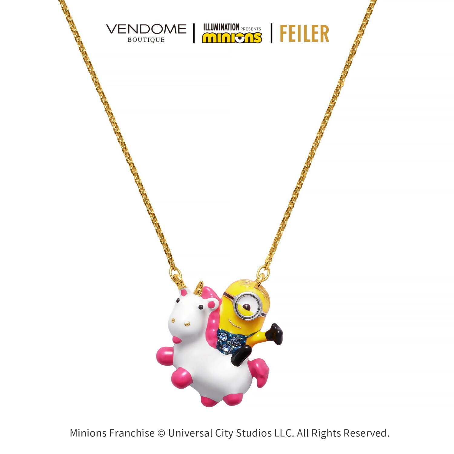 ヴァンドームブティック「ミニオン」アクセサリー“バナナ釣る