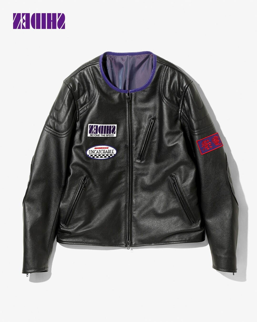 ネペンテス新ブランド「紫電」ワッペンを配したモーターサイクル