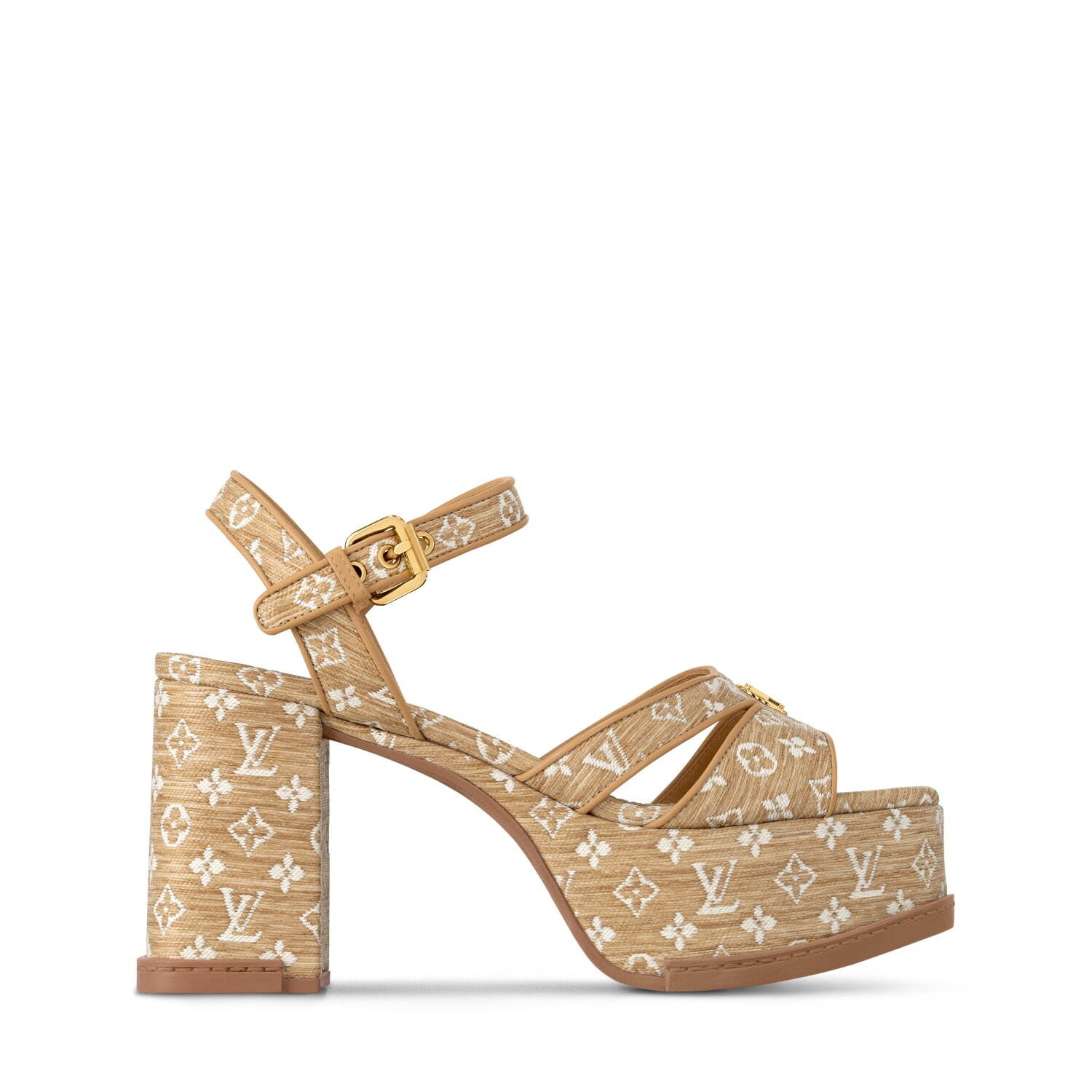 ルイ・ヴィトンの新作ウィメンズサンダル、ツートンカラーのかぎ針編み