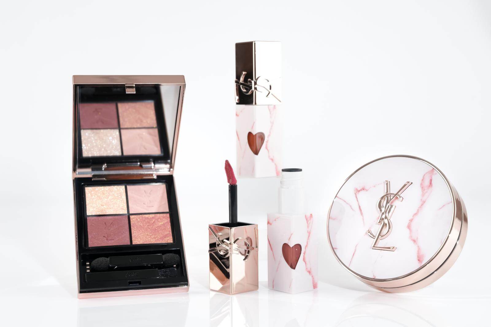 イヴ・サンローラン「ピンクマーブル」を纏った25年秋コスメ