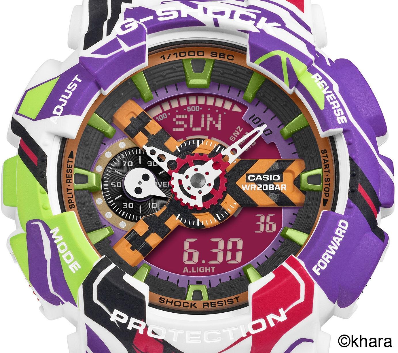 G-SHOCK×「エヴァンゲリオン」初号機や使徒モチーフ散りばめたコラボ