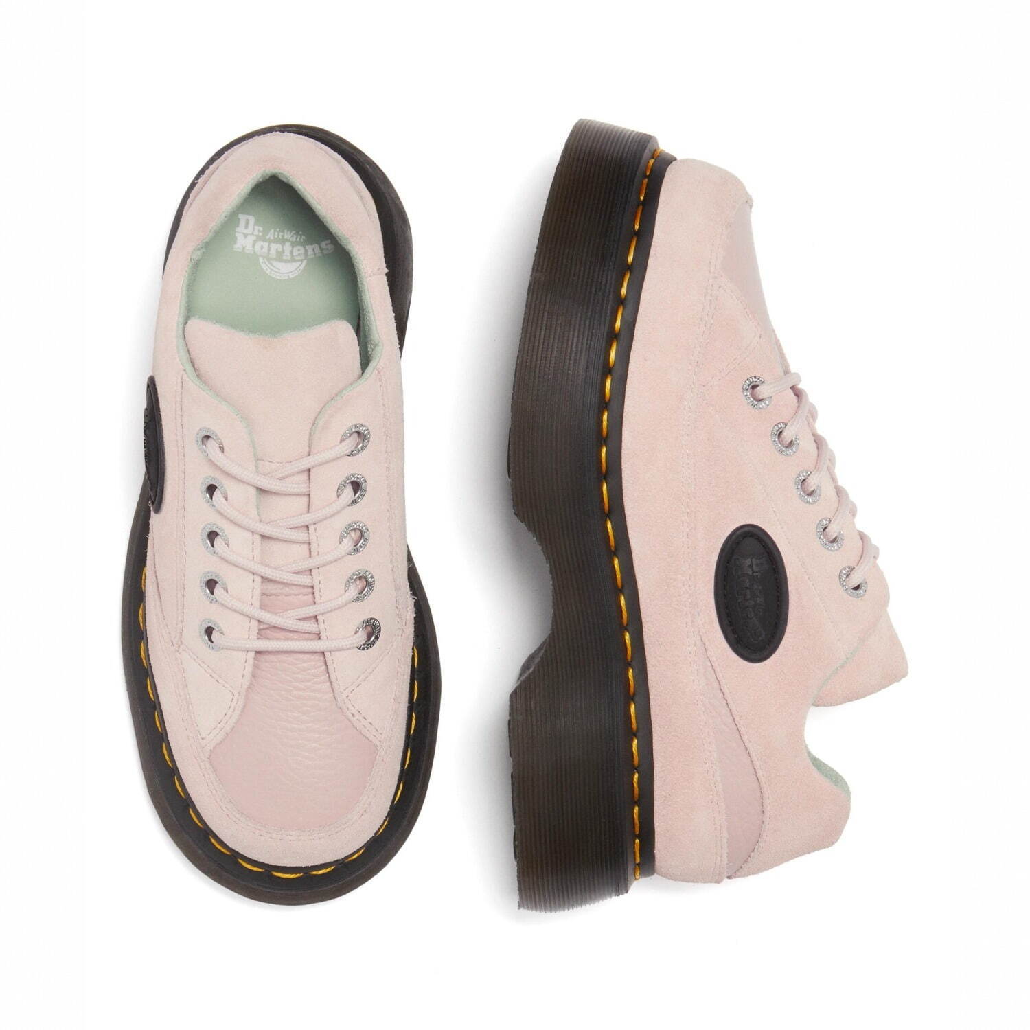 ドクターマーチン“レオパード柄”の厚底5ホールシューズ＆メリー