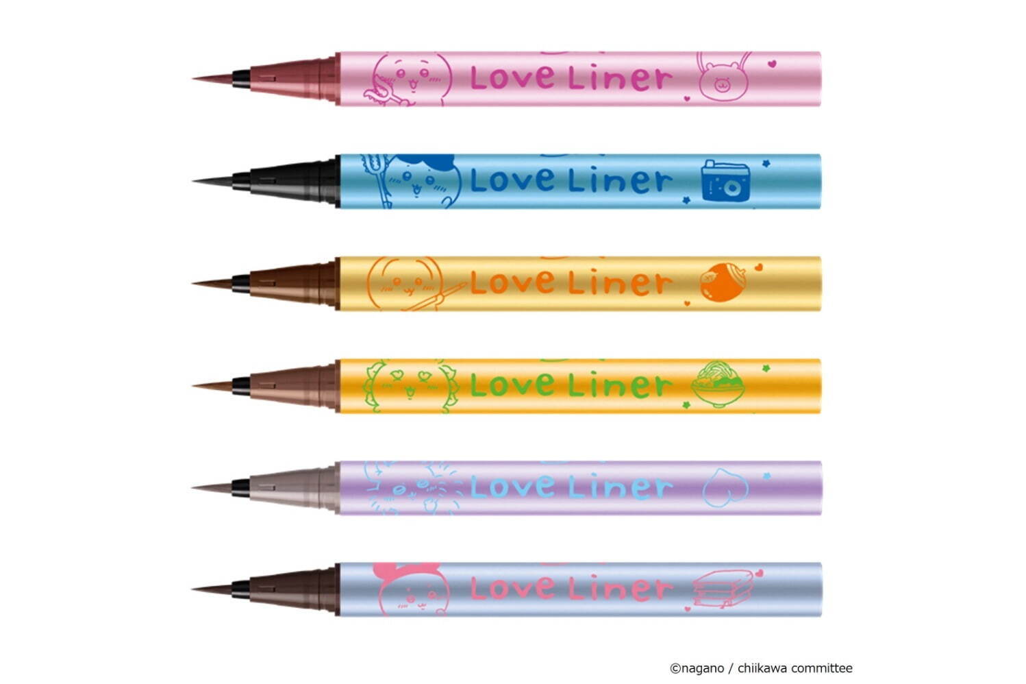 ラブ・ライナー「ちいかわ」“失敗しない”リキッドアイライナー