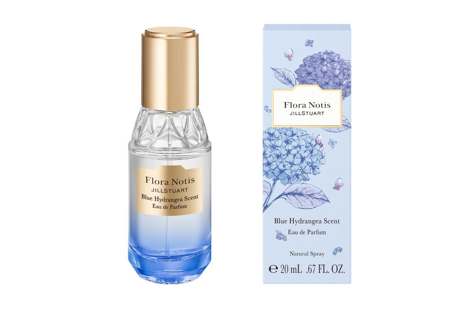 フローラノーティス ジルスチュアート25年夏コスメ「青い紫陽花
