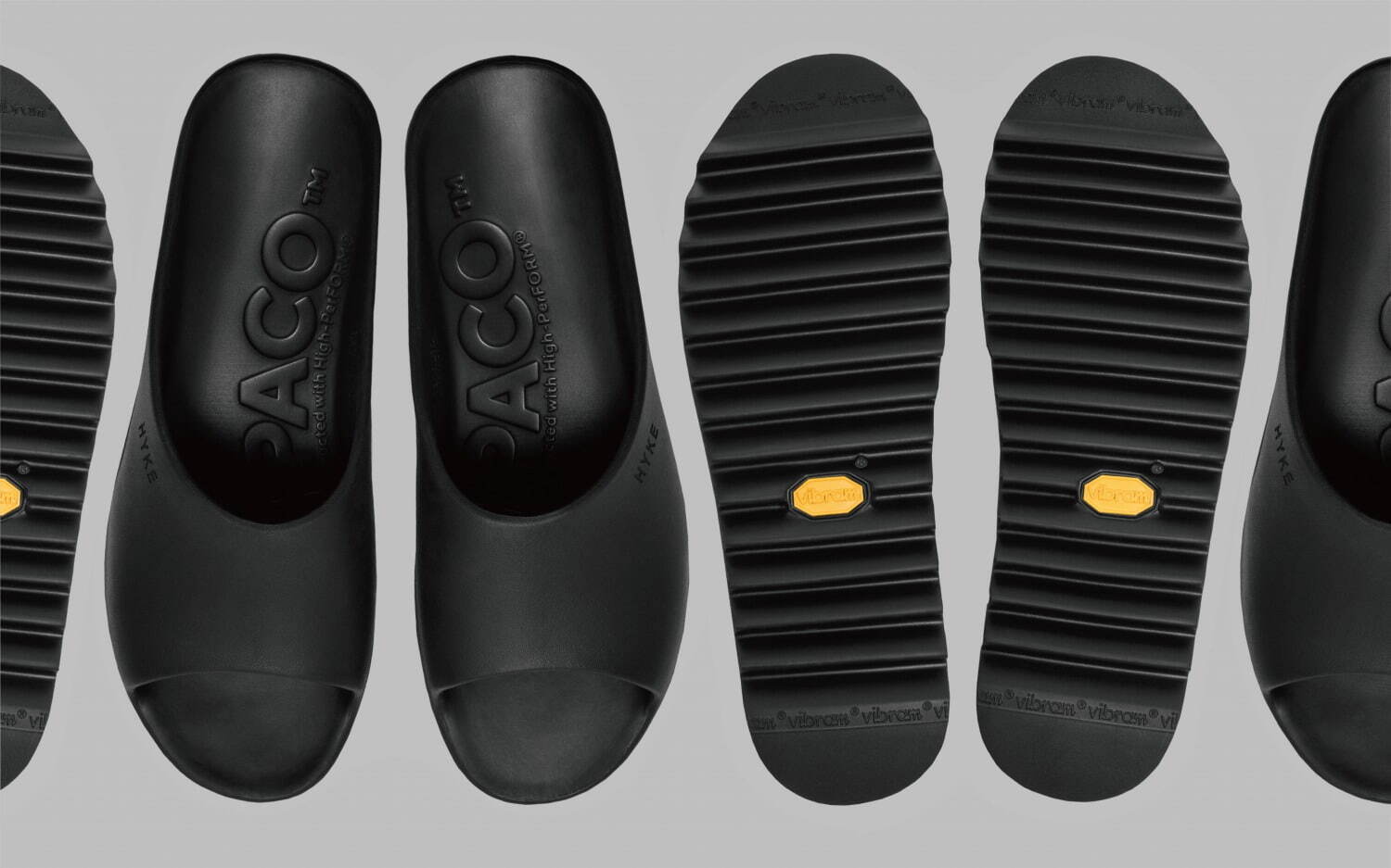 パコ × ハイクのコラボサンダル第2弾、オープントウ×軽量シャーク