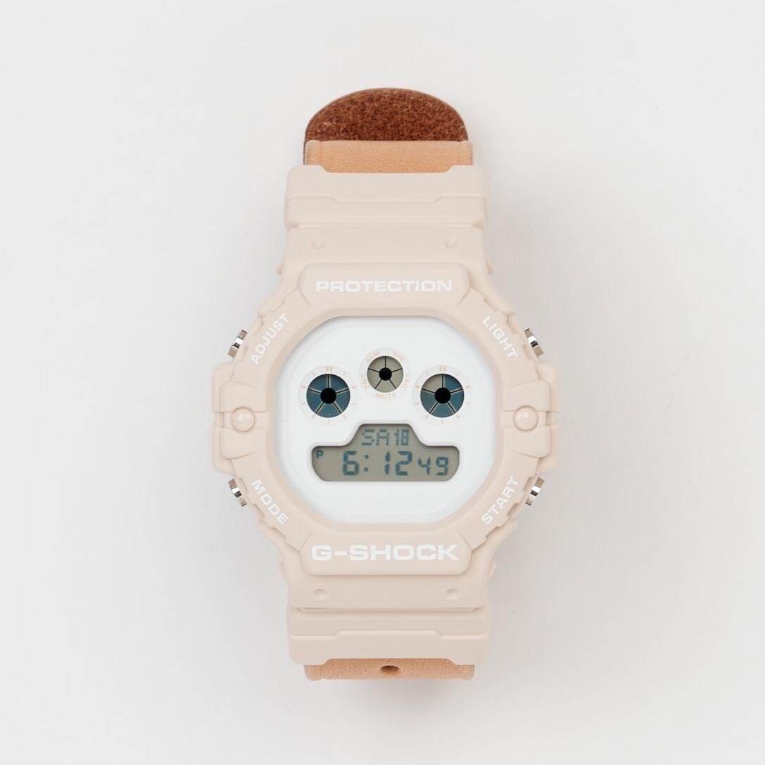 エンダースキーマ×G-SHOCKのレザーベルト腕時計、“3つ目”のホワイト