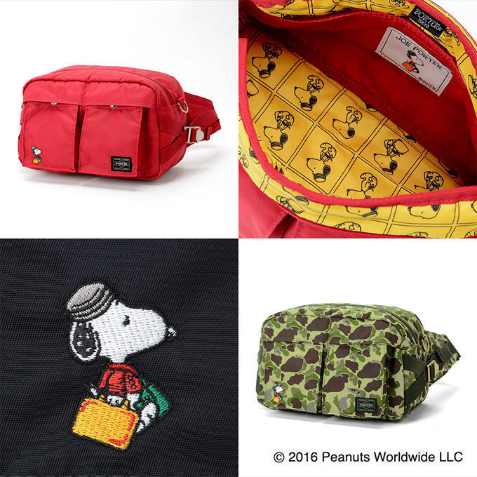 スヌーピー×ポーターのコラボバッグ、クラチカ ヨシダ 表参道に集結