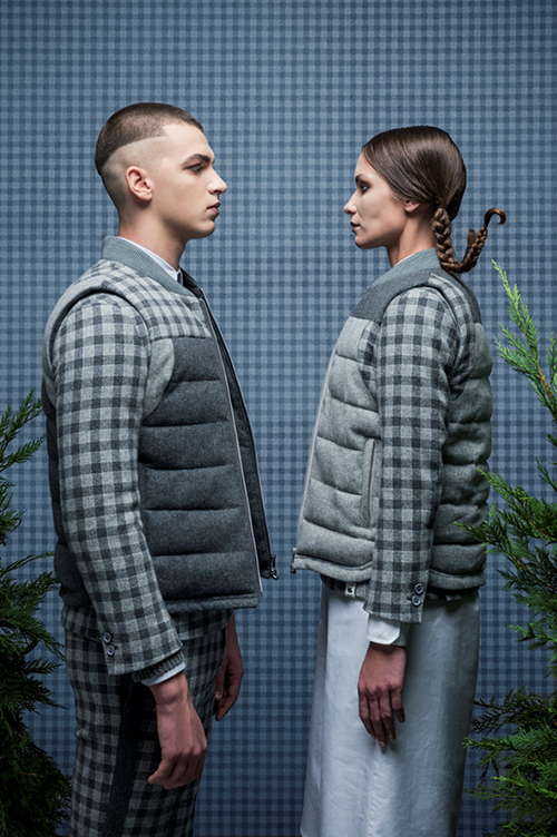 コエ×トム ブラウン第3弾 - トラッドなチェック柄にスポーティを