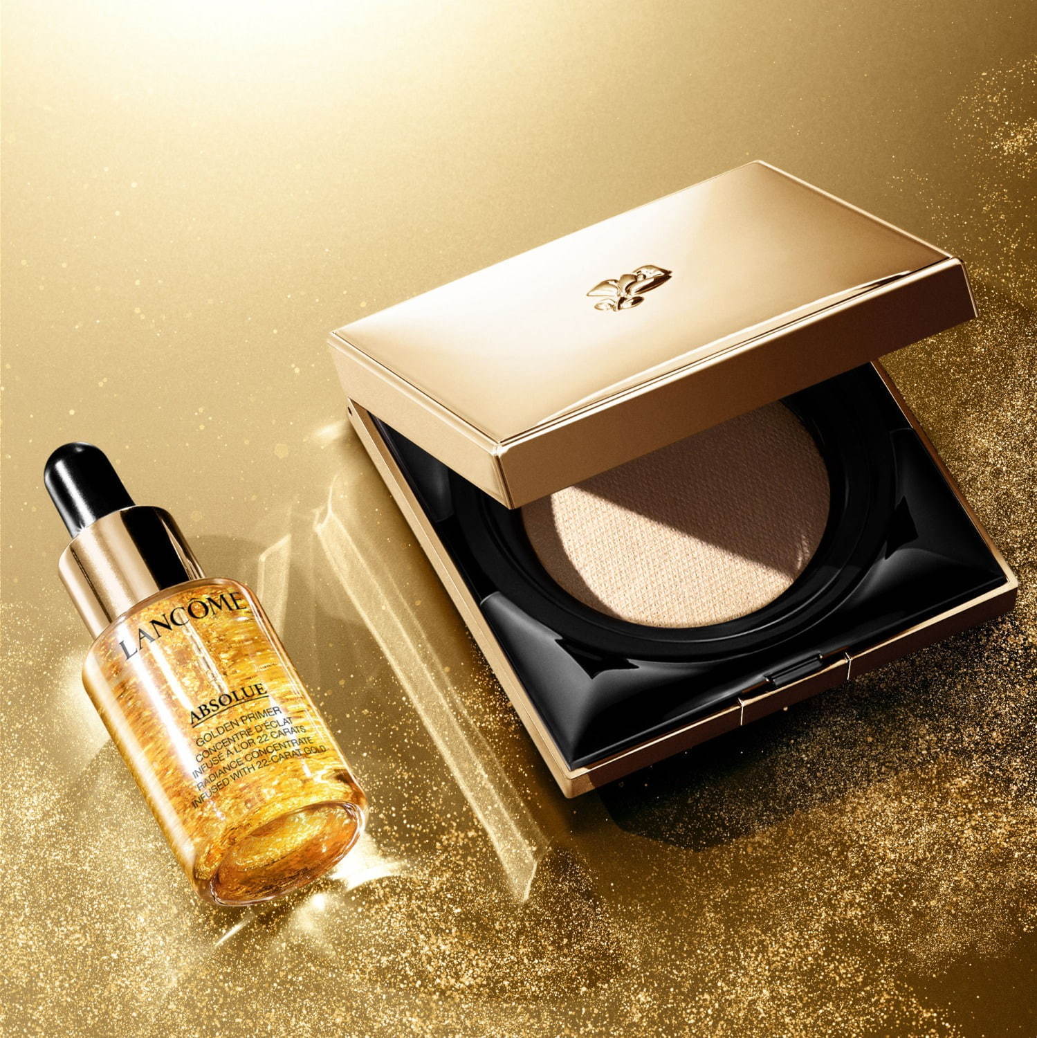 ランコム アプソリュ“最高峰”黄金のクッションファンデ＆22金ゴールド