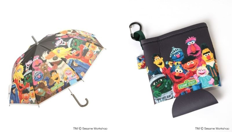 ニコアンド×セサミストリート、エルモやクッキーモンスターなどを描い