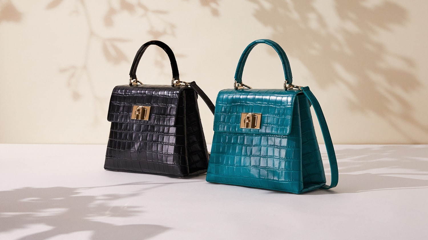 フルラのアイコン「フルラ 1927」に新作、花柄チェーンバッグ＆クロコ