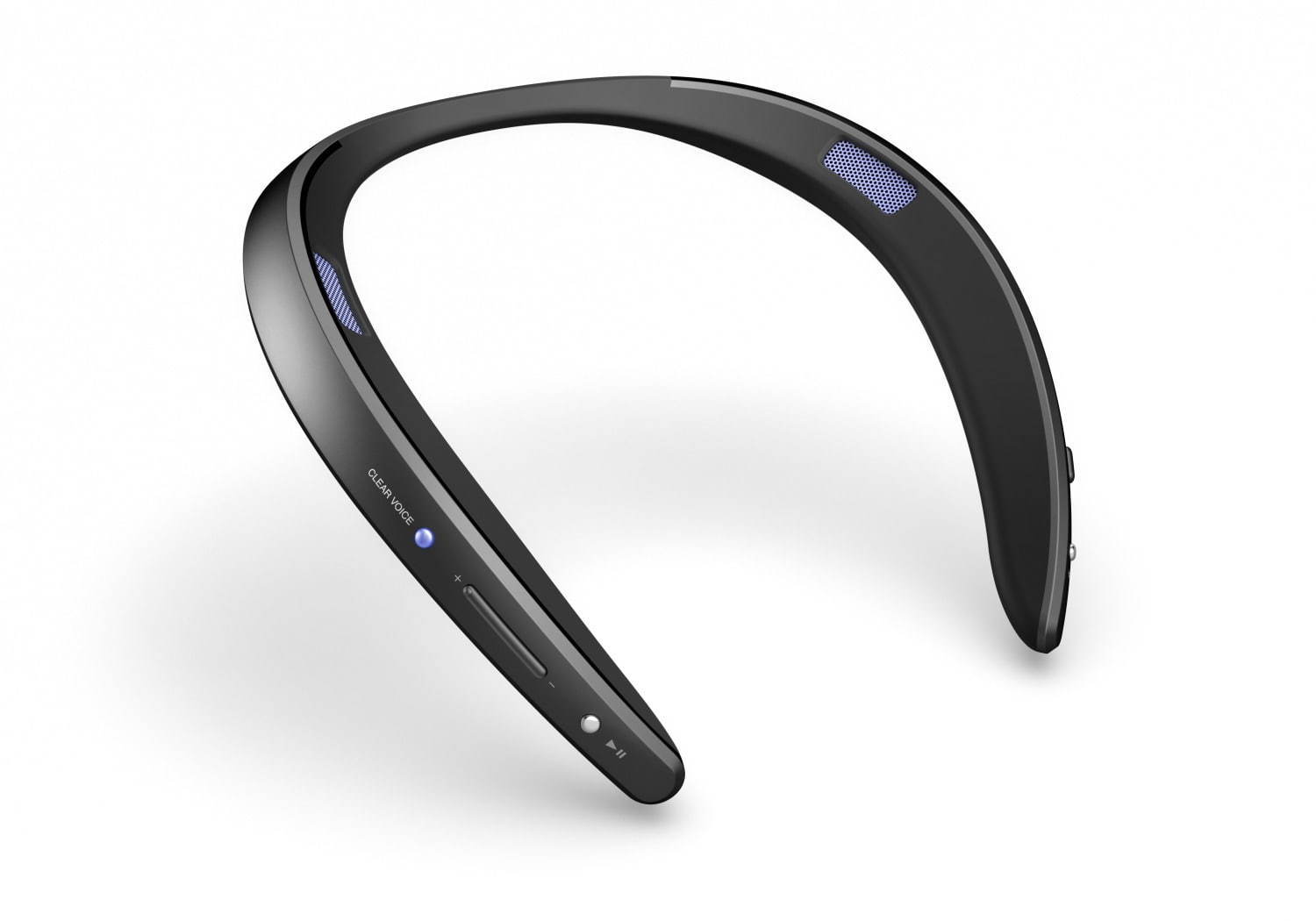 シャープ“首かけスピーカー”サウンドパートナー新作、マイク搭載