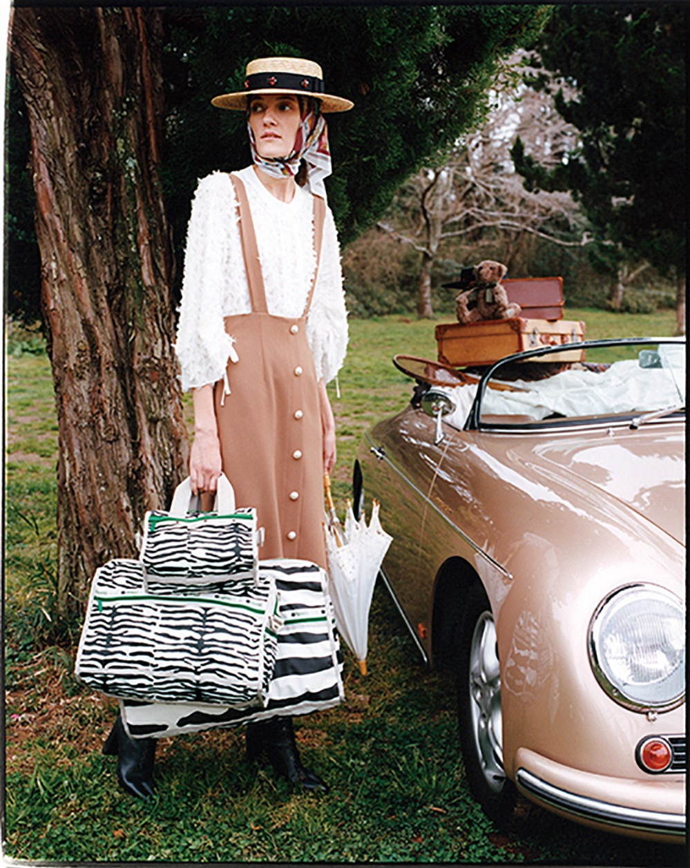 ミュベール×レスポートサック「サバンナツアー」がテーマのアニマル