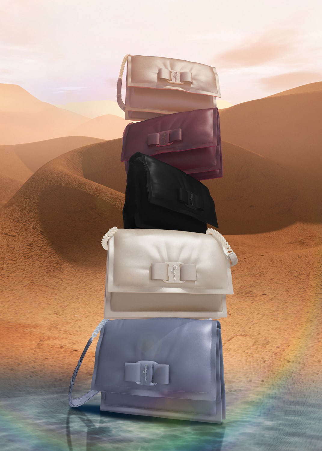 サルヴァトーレ フェラガモ“大きめリボン”の新バッグ「ヴィヴァ ボウ