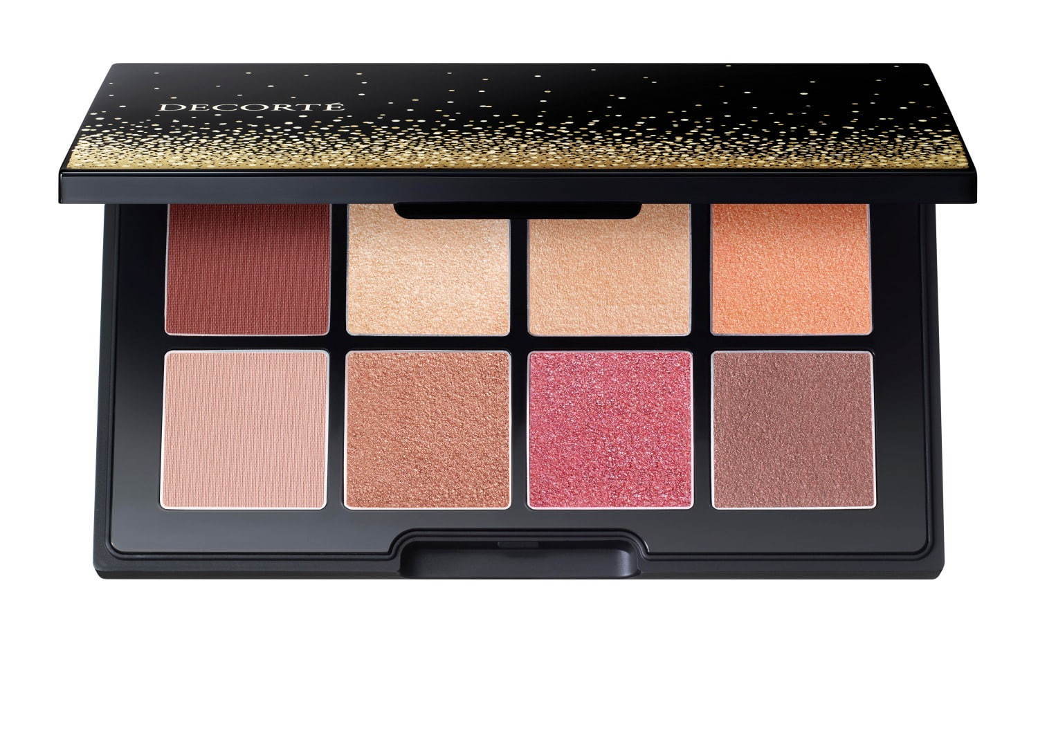コスメデコルテの20年クリスマスコフレ、アイカラー8色入りパレット