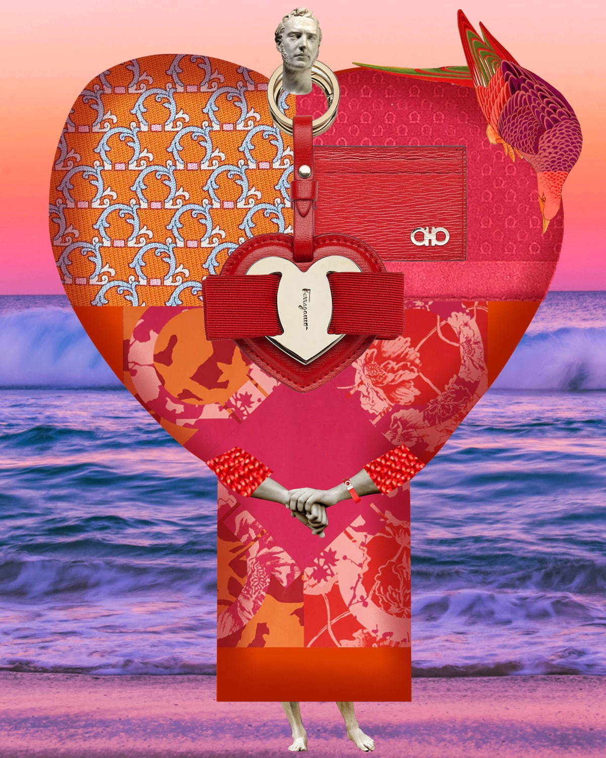 サルヴァトーレ フェラガモのバレンタイン向け“赤リボン”の「ヴァラ