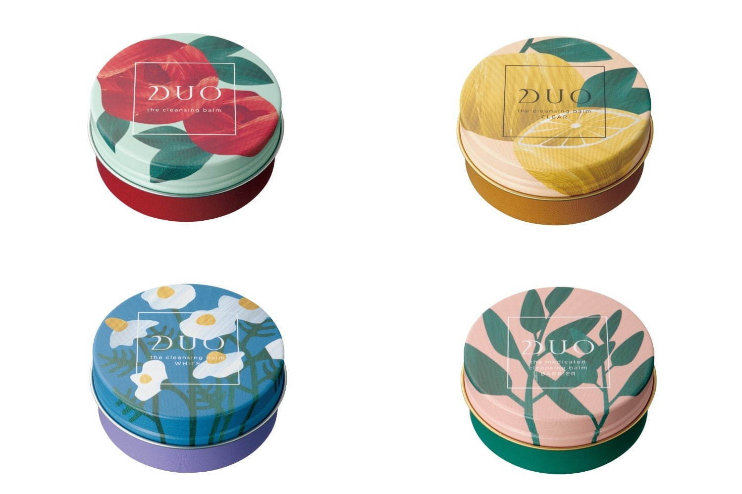 デュオ“とろける”クレンジングバームがハーフサイズに、“花＆フルーツ