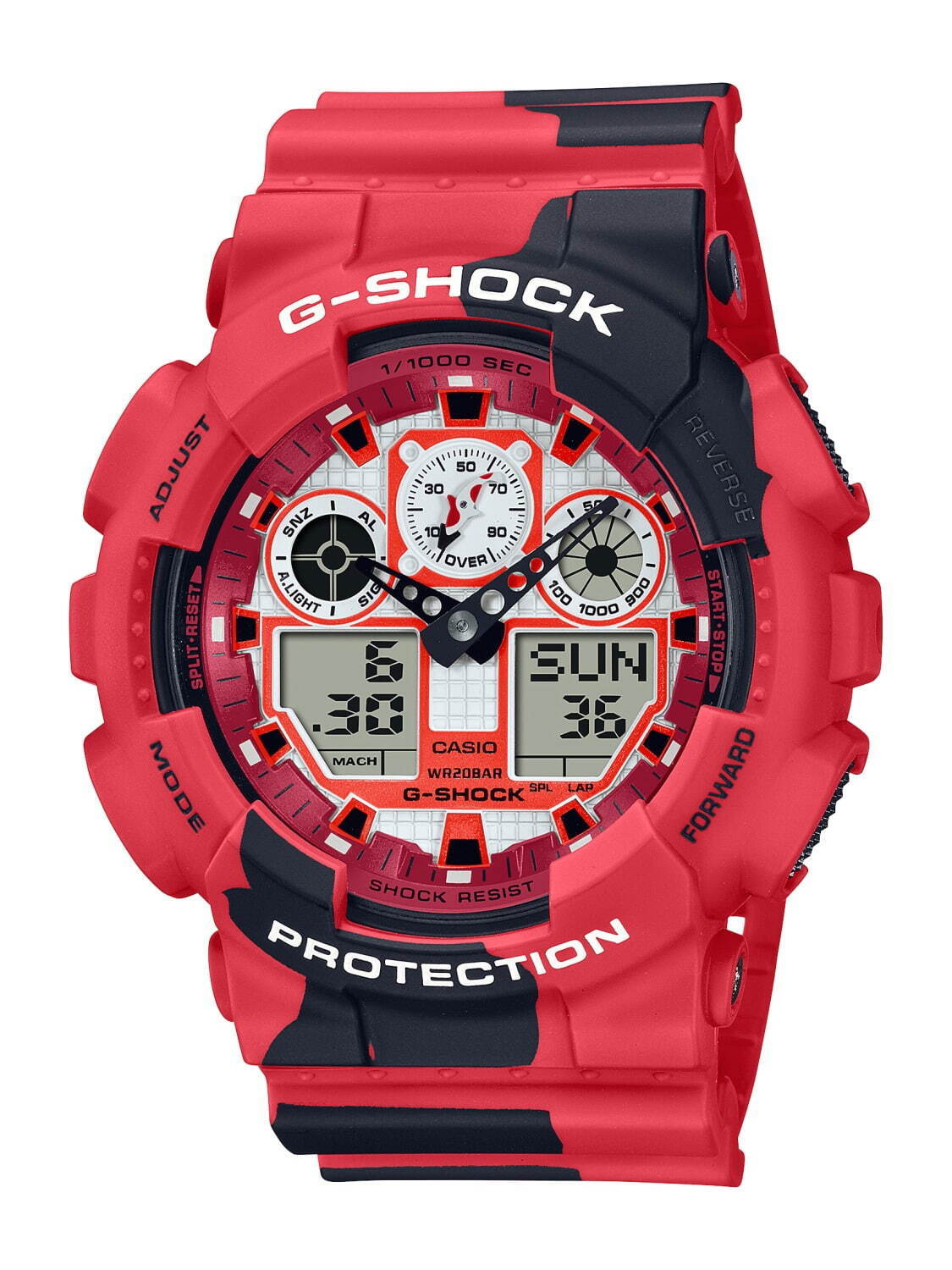 G-SHOCK“錦鯉”ウオッチ、模様が浮かび上がるスクエア＆“錦鯉”イン