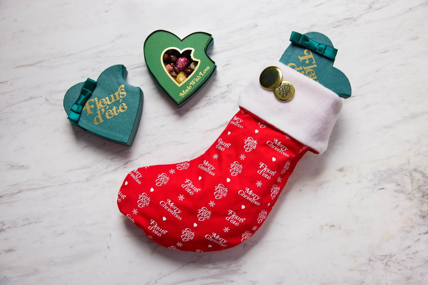 Girls Don't Cry」ヴェルディ×エテのクリスマスセット“ハート型”チョコ