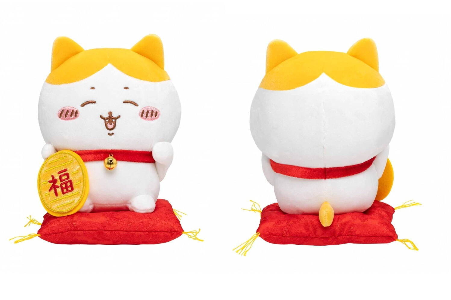 ちいかわ」ハチワレが“招き猫風”マスコットに、開運が叶う？！イエロー