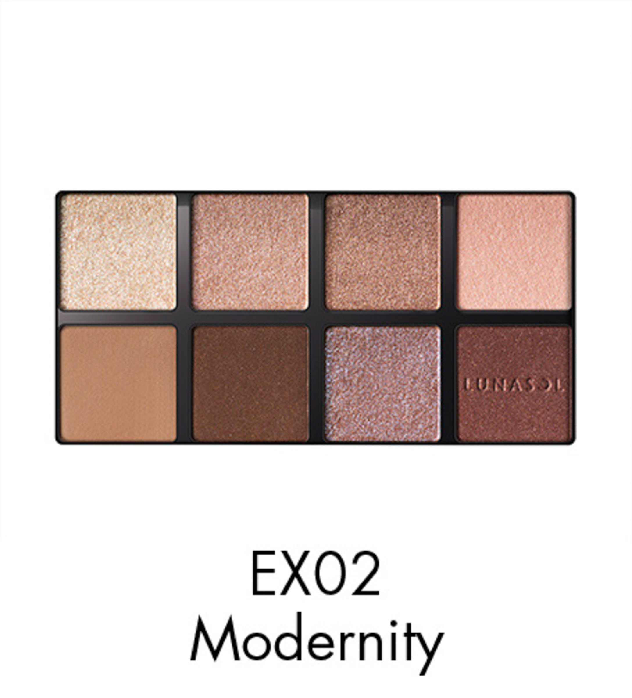 ルナソル：ホリデーに遊び心あるブラウンアイシャドウパレット