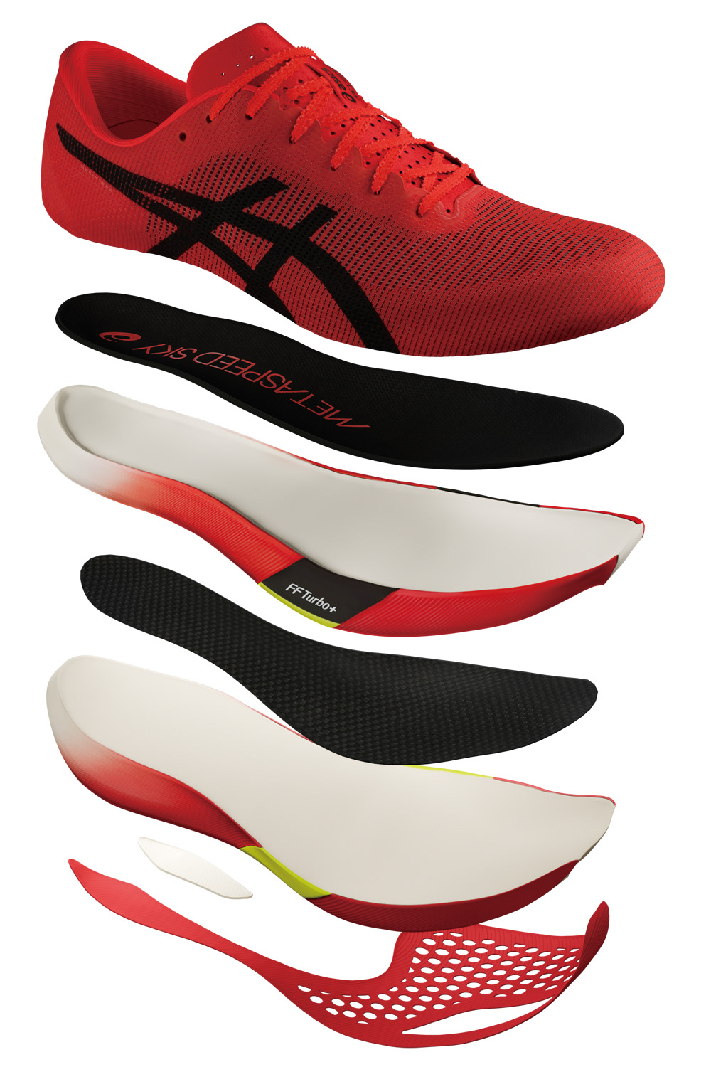 アシックス 新素材を搭載したアスリート向け「メタスピード」の新作発売