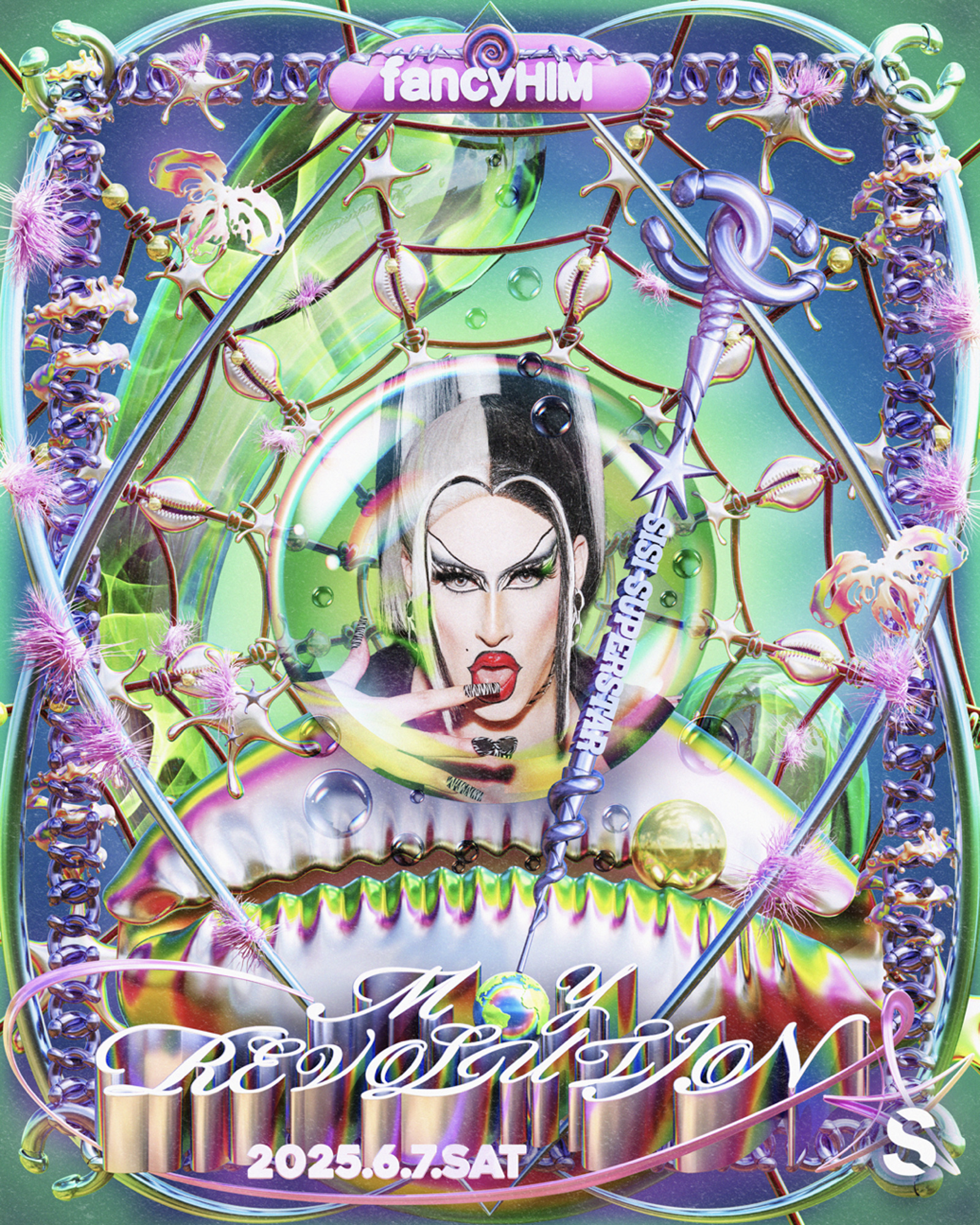 ファンシーヒムが渋谷「エス ナイトクラブ」でイベントを開催、シシ