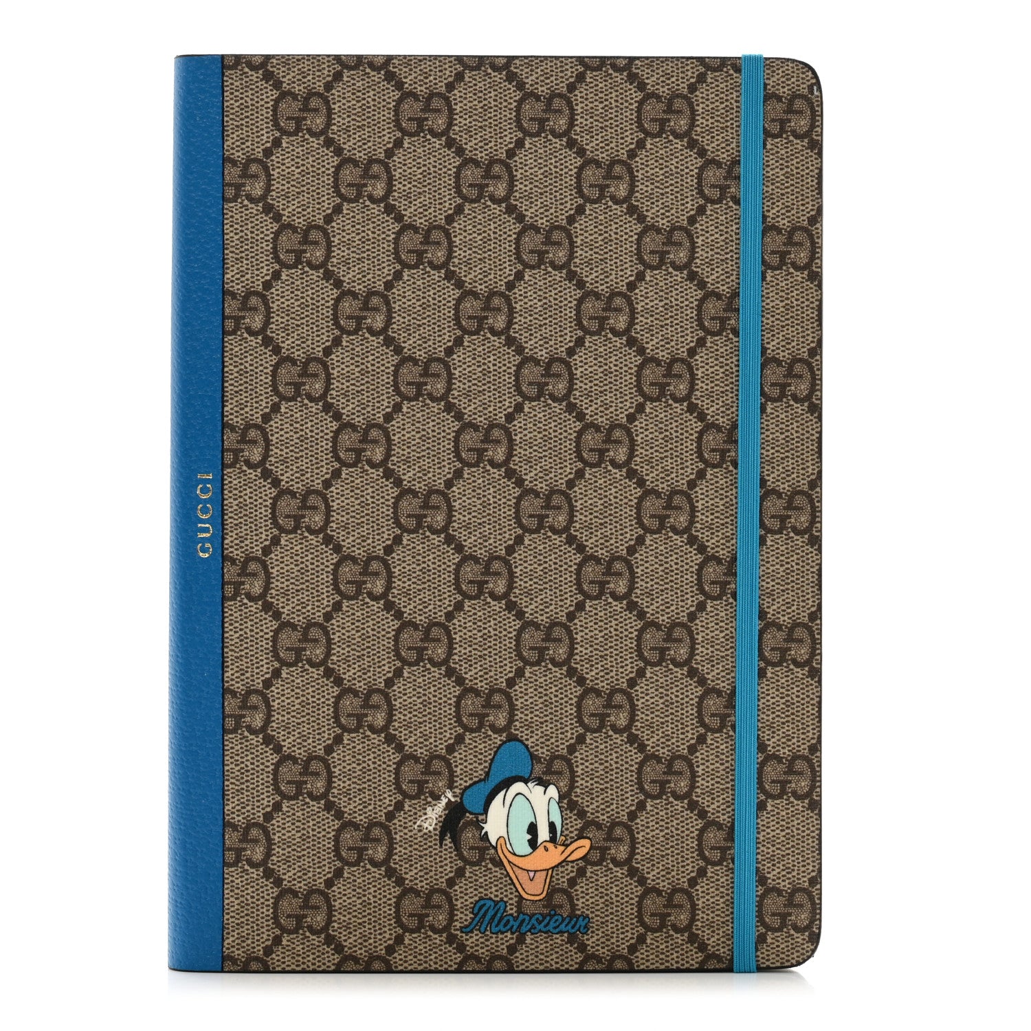 Gucci X DISNEY GG Supreme Monogram Textured Dollar Calfskin Donald