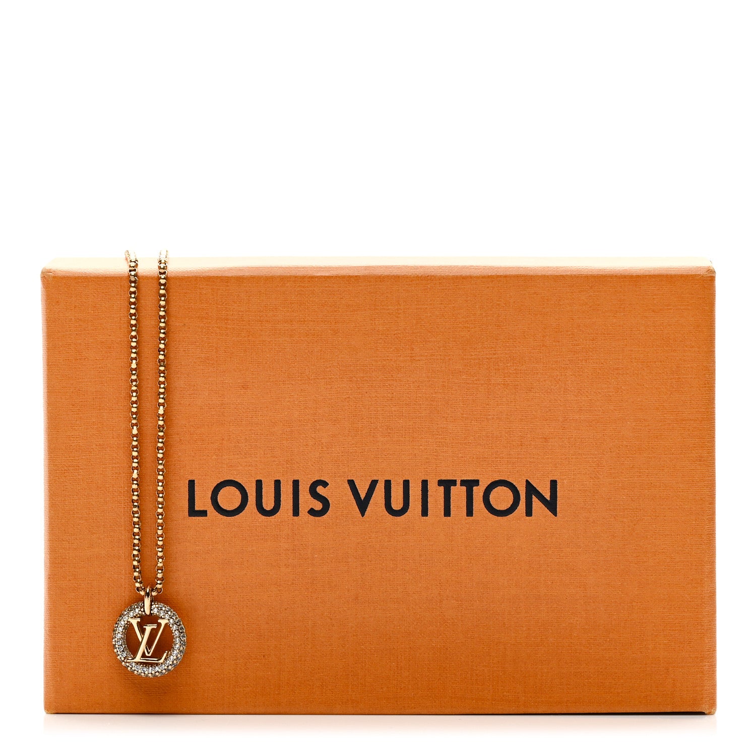 Louis Vuitton Metal Crystal Louise By Night Necklace 1819265