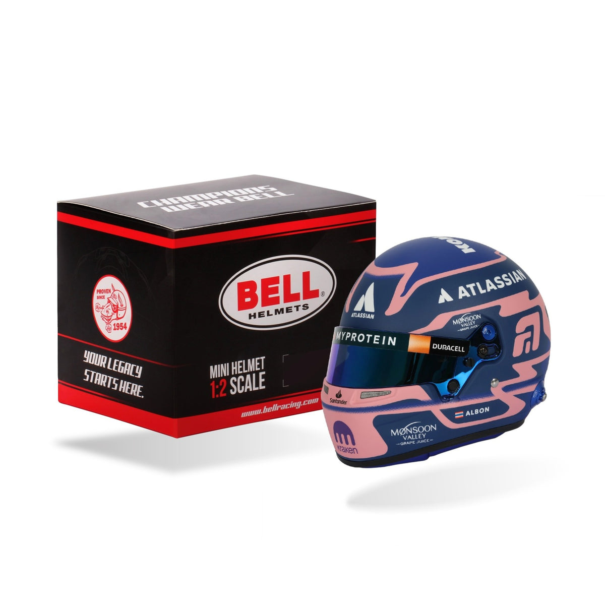 Buy Bell 1:2 Scale F1 Mini Helmet Alex Albon / Williams - 2025