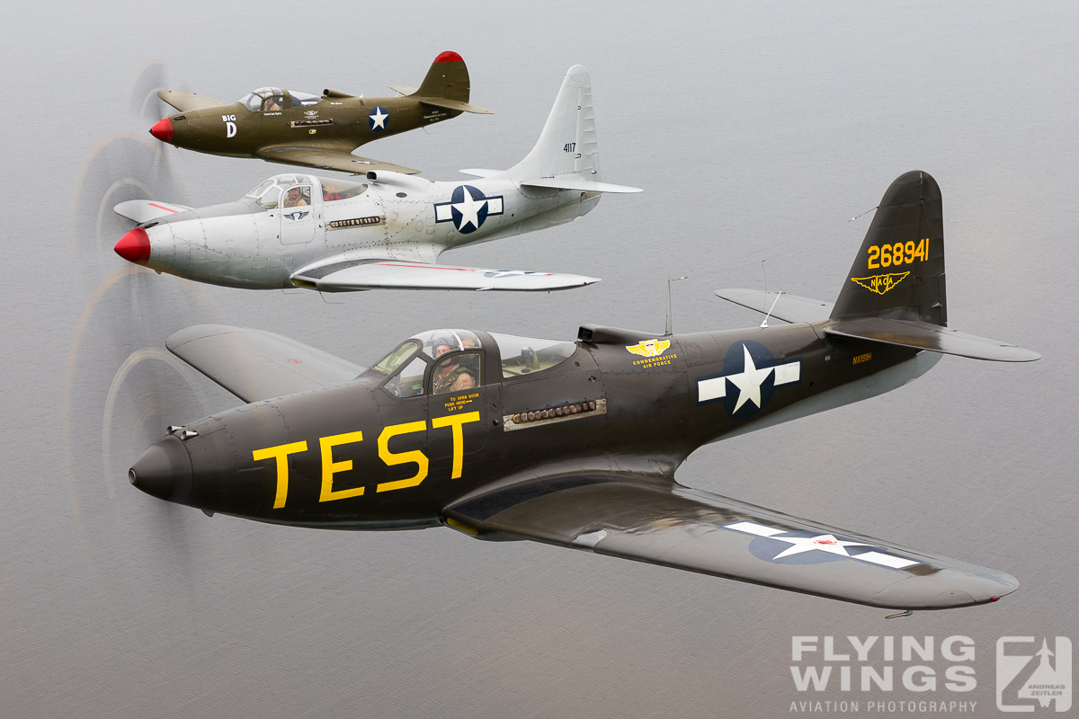 Cobra Flight! Bell P-39 & P-63 in Formation – www.flying-wings.com