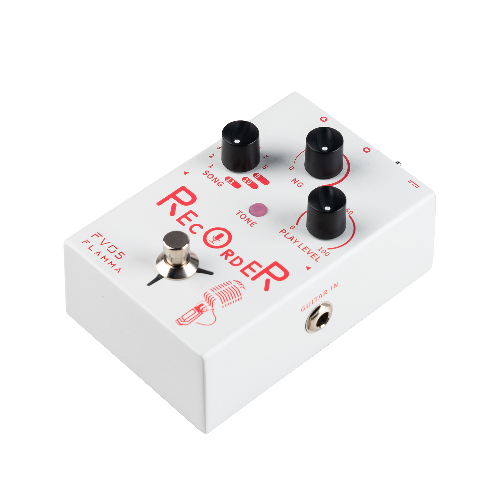 FLAMMA FV05 レコーダー、ボーカルエフェクトプロセッサ70分の録音容量