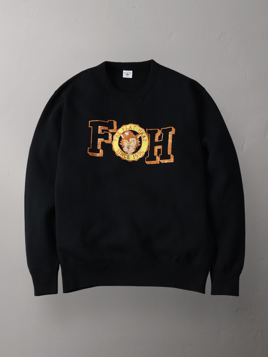 クルーネックスウェット 裏起毛 FN-SWC-218 | THE FLAT HEAD