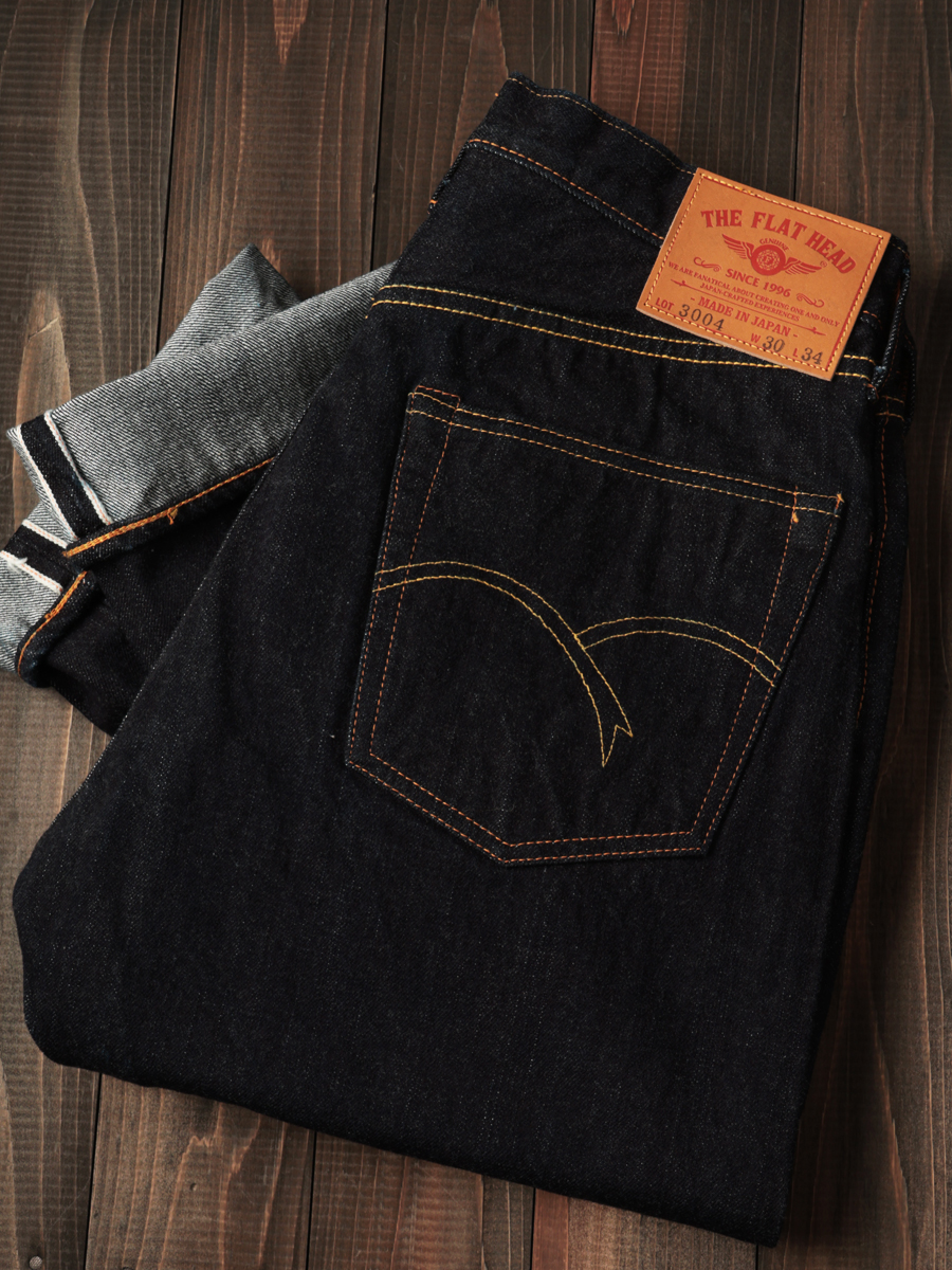 14.5oz ワイドストレート ジーンズ FN-3004 | THE FLAT HEAD