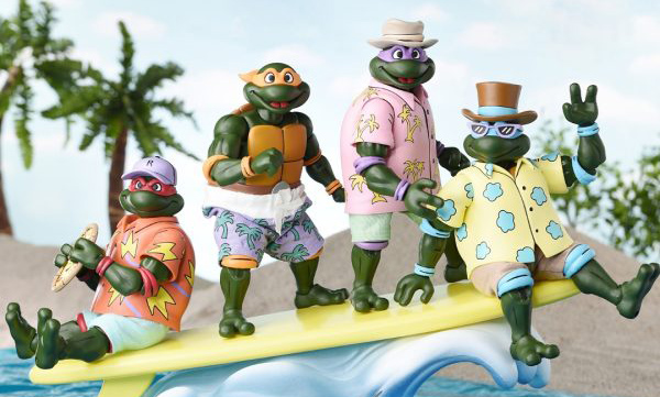 Teenage Mutant Ninja Turtles Bodacious Beach Bros. SDCC exclusive