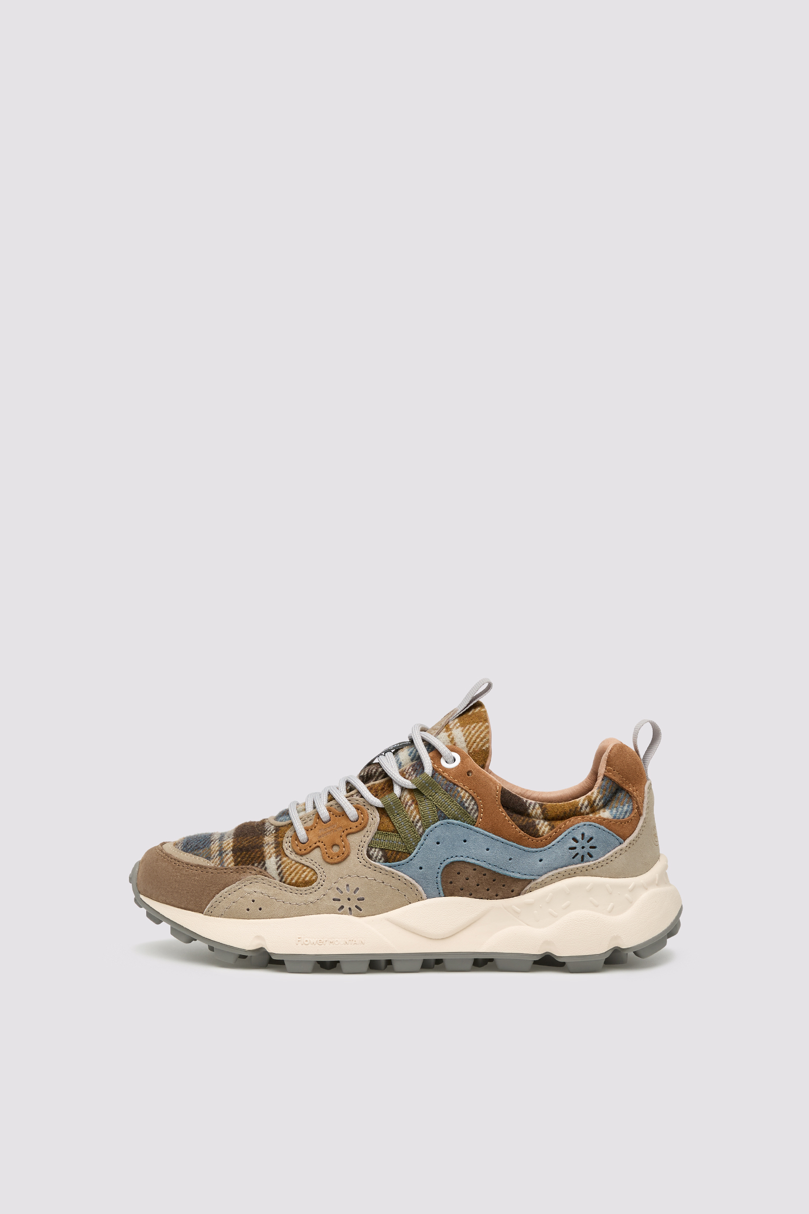 Shop Flower Mountain YAMANO 3 UNI Synthetic and Fabric Sneakers