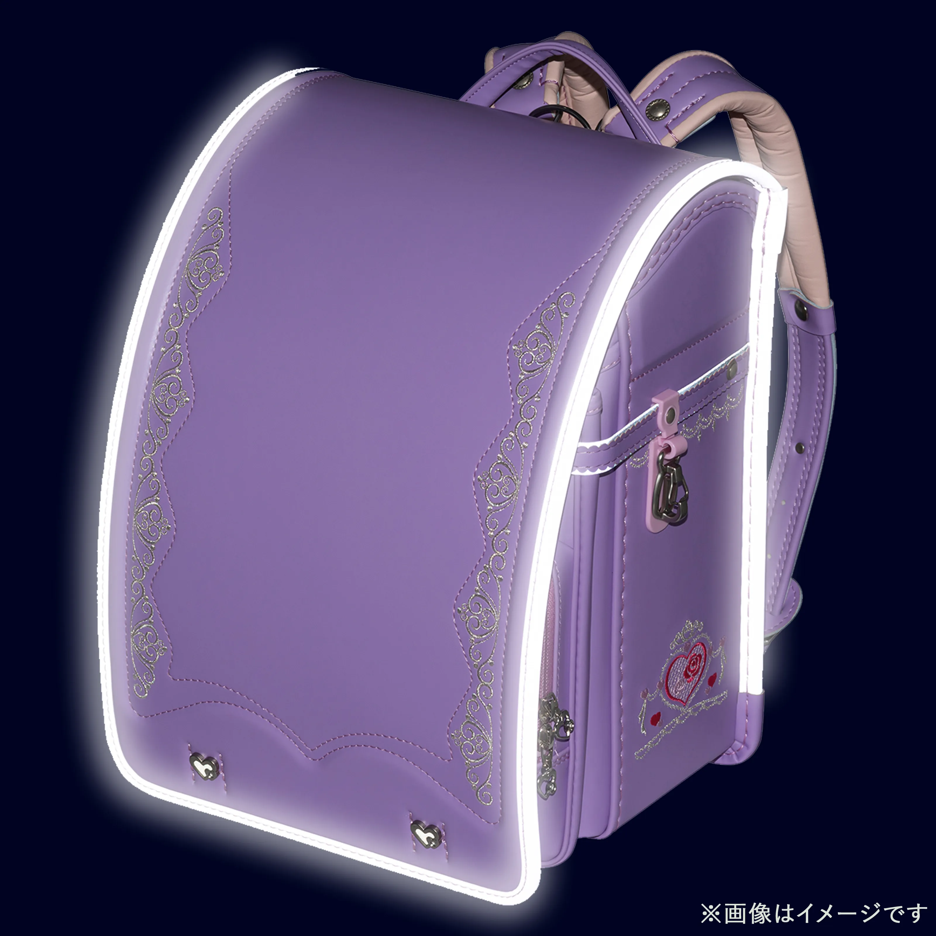 ロイヤルローズ／安ピカッ／楽ッション フィットちゃんランドセル 2027