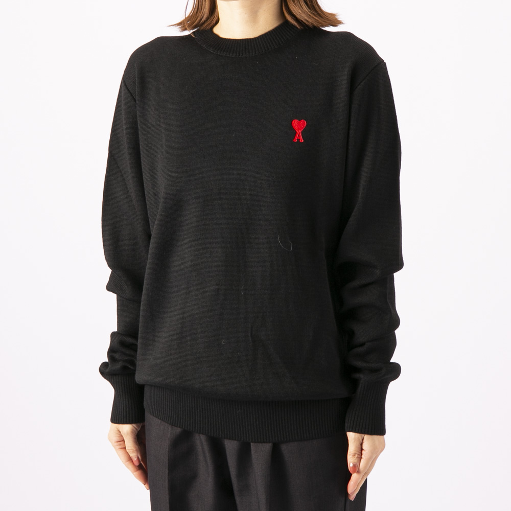 アミパリス AMI PARIS トップス RED ADC ROUND NECK SWEATER BFHKS001