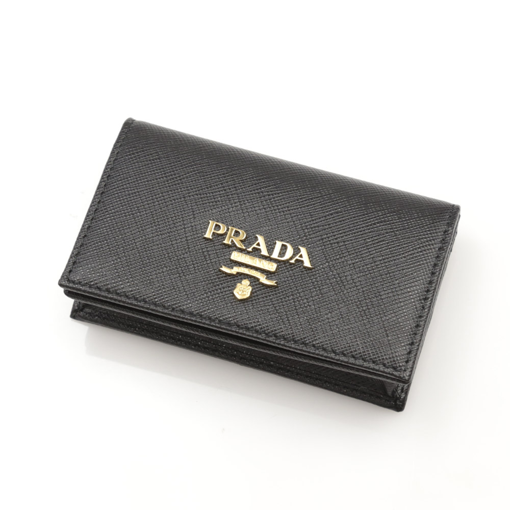 WEB限定価格】プラダ PRADA 名刺入れ SAF.MET名刺入れ/NERO 1MC122-QWA