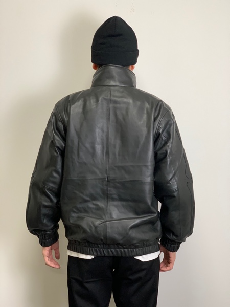 CHALLENGER / LEATHER 80'S BONE JACKET