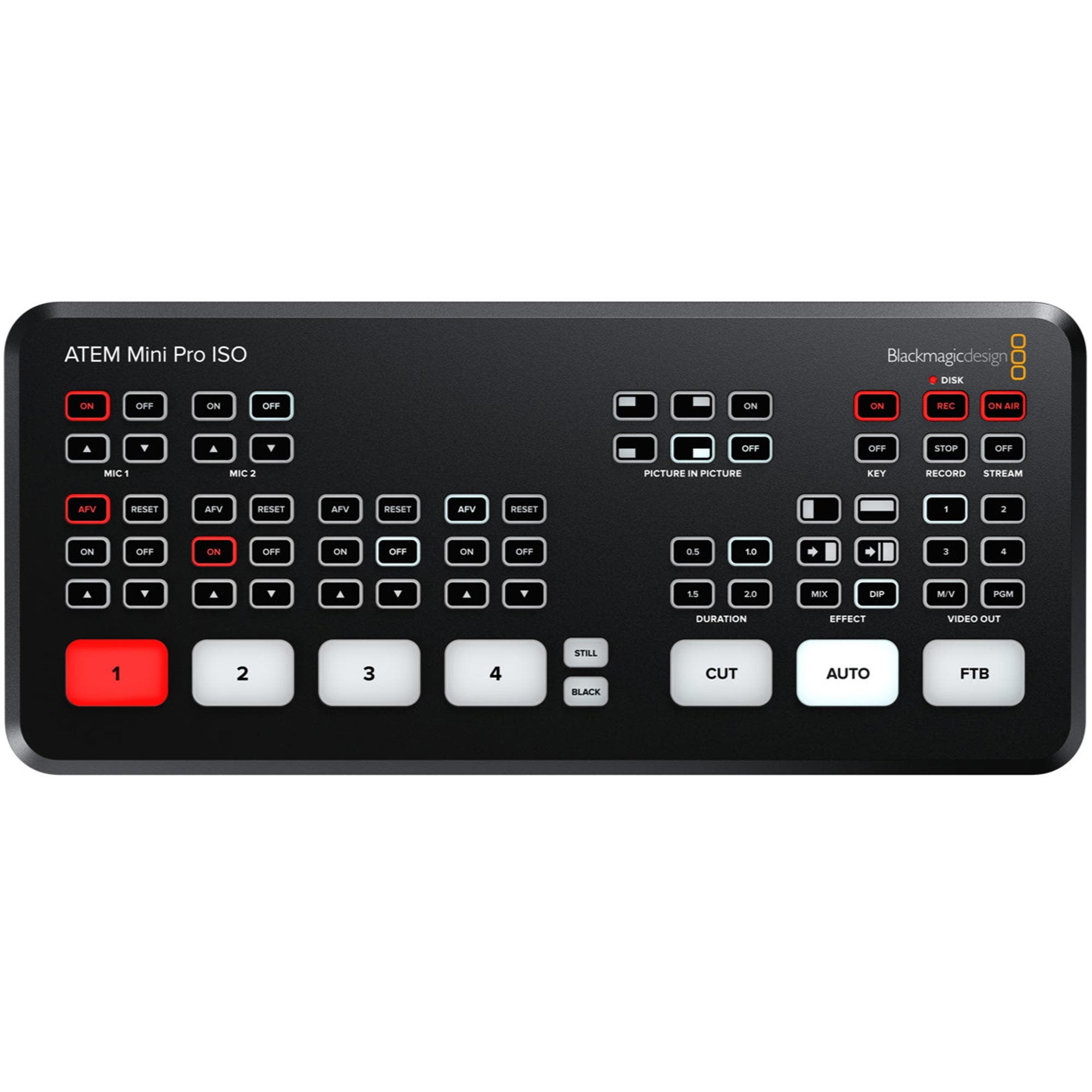 Blackmagic Design ATEM Mini Pro ISO Live Stream Switcher BMD