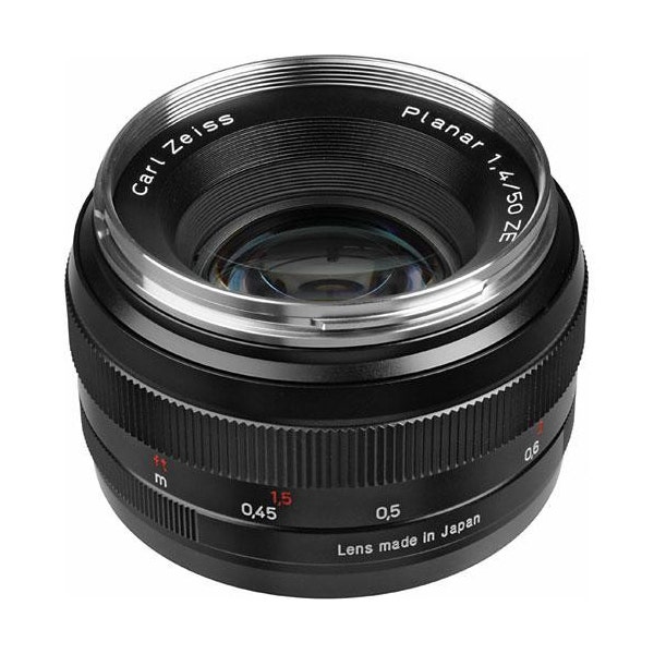 Zeiss Normal 50mm f/1.4 ZE Planar T* Manual Focus Lens for Canon