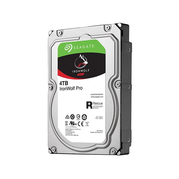 Seagate IronWolf Pro 4TB NAS Hard Drive 7200 RPM 128MB Cache SATA
