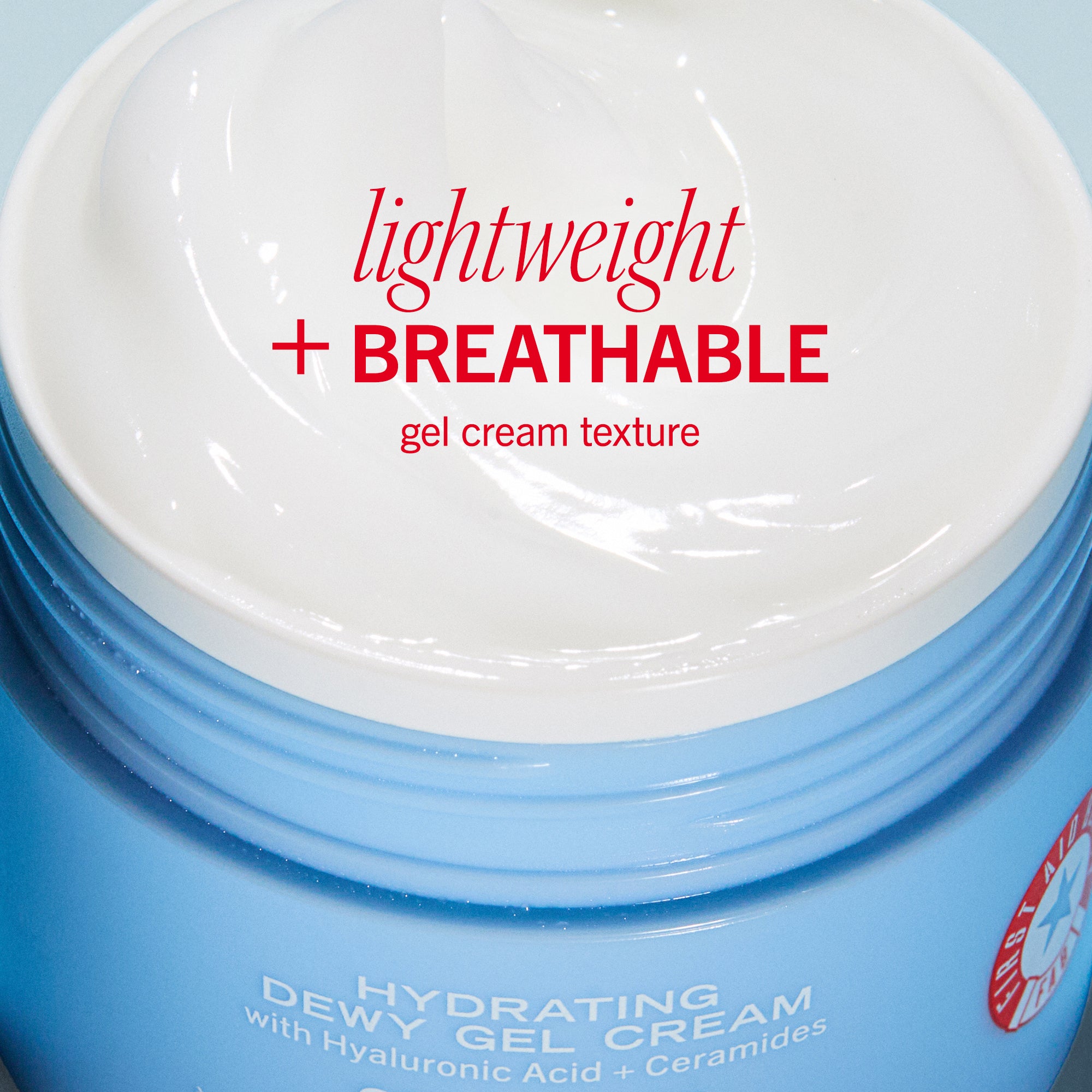 Hydrating Dewy Gel Cream Moisturizer with Hyaluronic Acid +