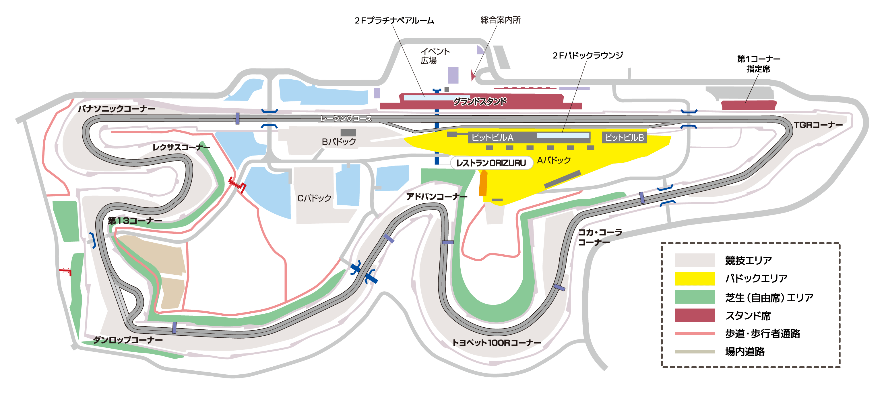入場可能エリア | 富士スピードウェイ公式サイト